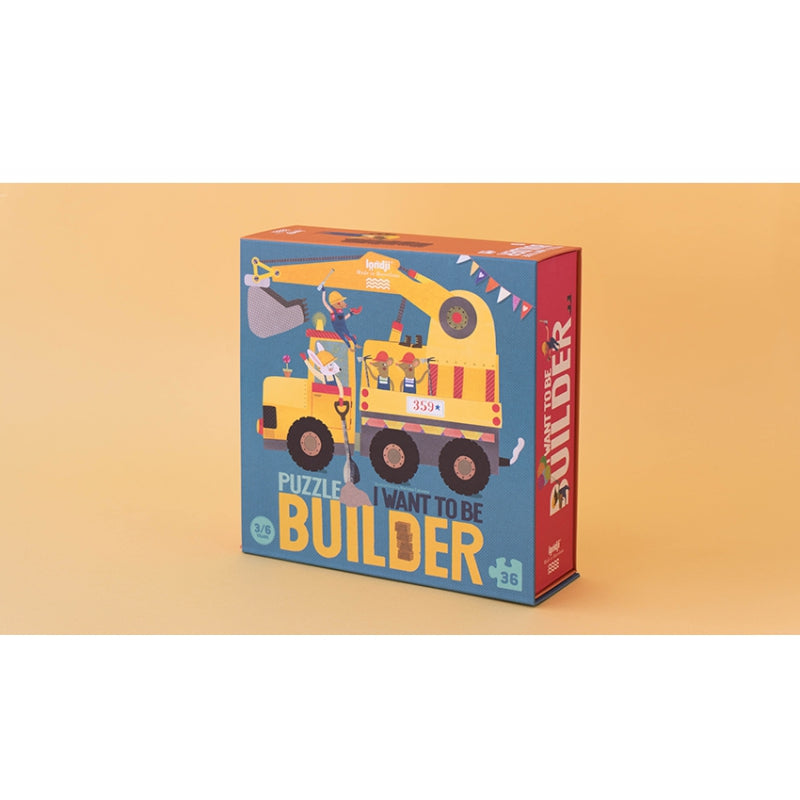 Londji Puzzle ab 3 Jahre I WANT TO BE... BUILDER PUZZLE