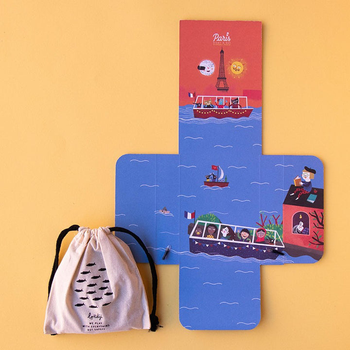 Londji Puzzle Night and day in Paris - Puzzle bei Nauli and Stories