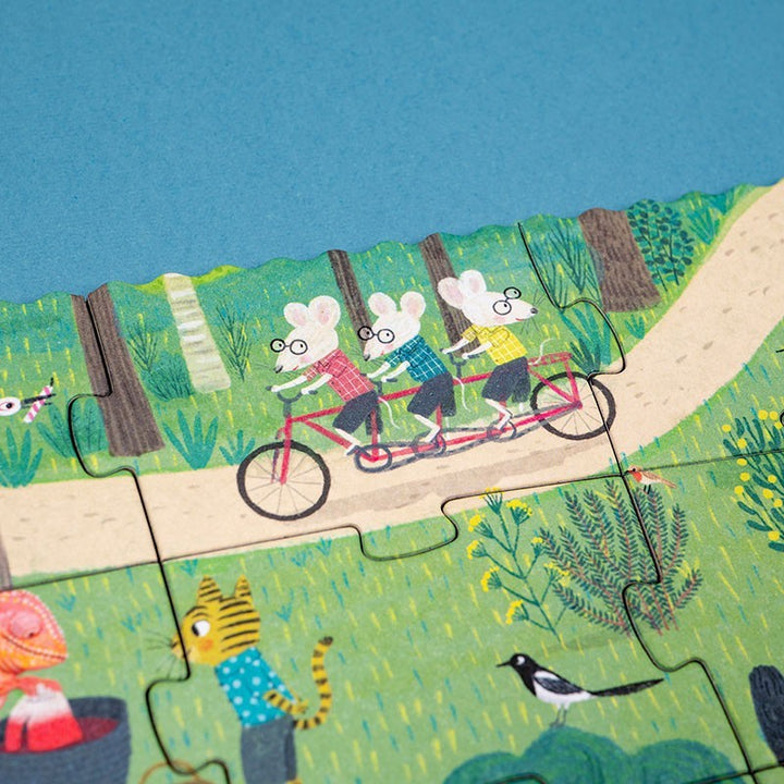 Londji Puzzle THE MYSTERIOUS CASE OF THE BIRTHDAY - Puzzle und Dedektivspiel bei Nauli and Stories