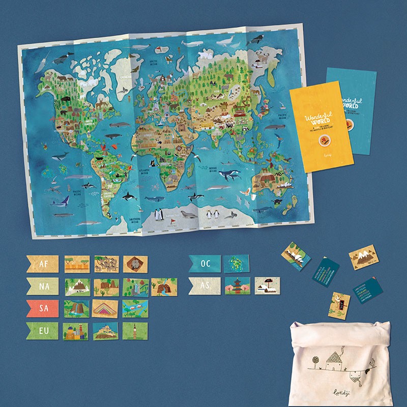 Londji Puzzle Learn&amp;Fun – Wonderful World bei Nauli and Stories