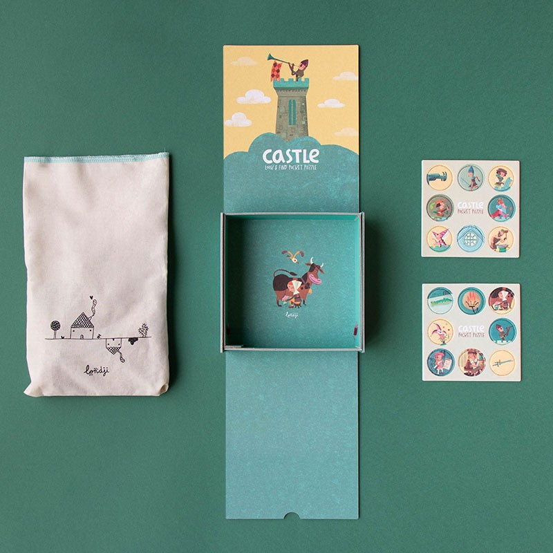 Londji Puzzle Castle POCKET PUZZLE bei Nauli and Stories