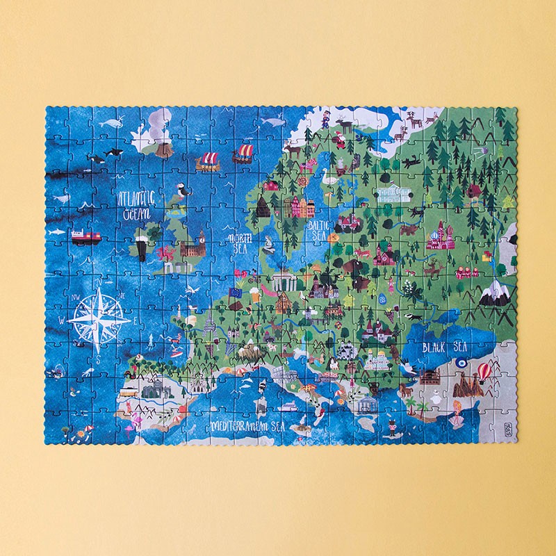 Londji Puzzle Discover Europe - 200 Teile Puzzle