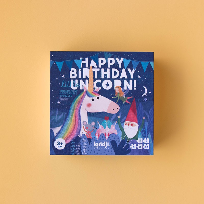 Londji Puzzle Happy Birthday Unicorn -  Puzzle