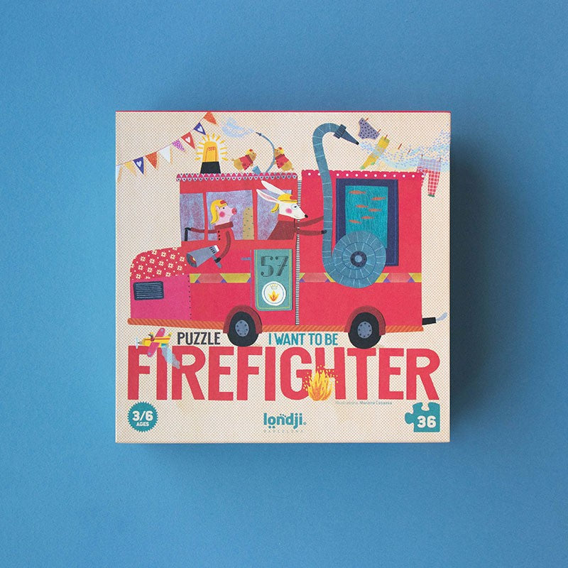 Londji Puzzle I WANT TO BE FIREFIGHTER PUZZLE