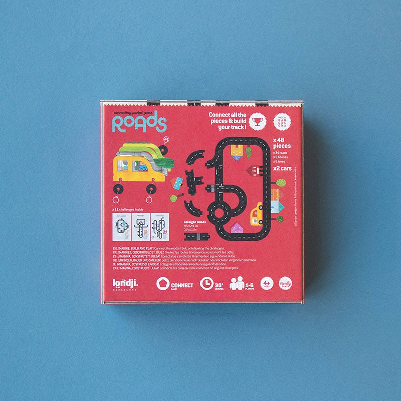 Londji Spiel Pocket - ROADS - Straßenbau - Kooperationsspiel bei Nauli and Stories