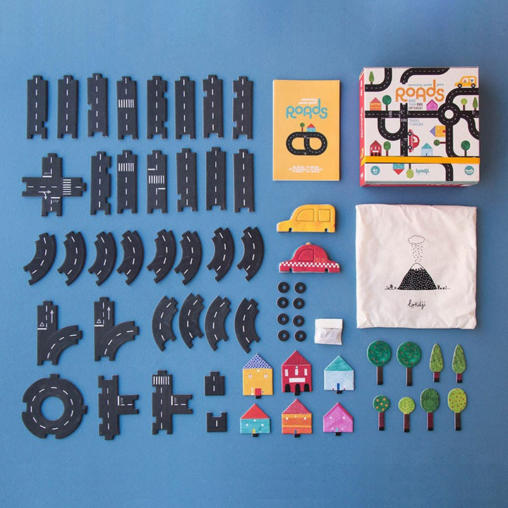 Londji Spiel Pocket - ROADS - Straßenbau - Kooperationsspiel bei Nauli and Stories