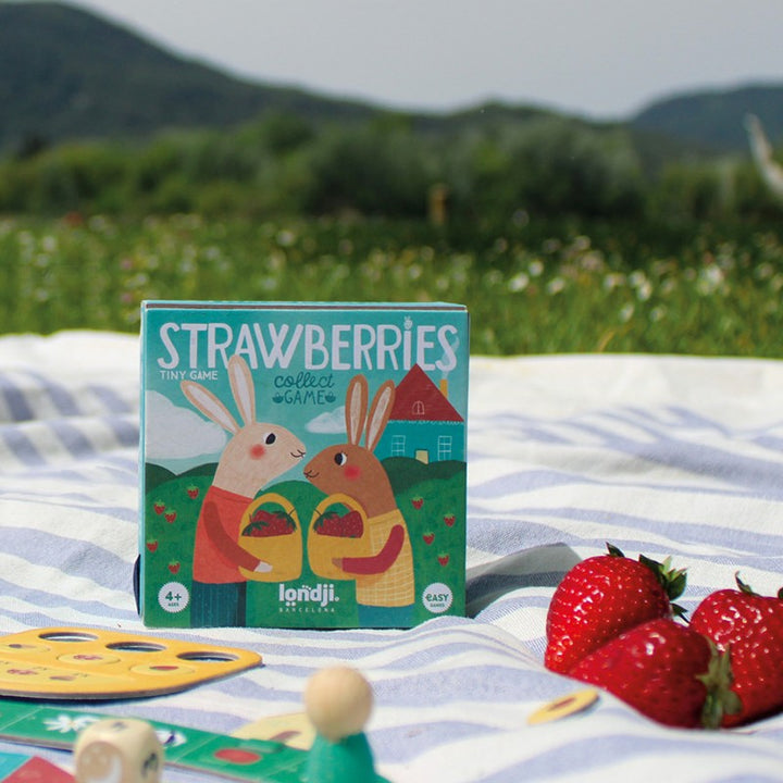 Londji Spiel Strawberries - Tiny Game bei Nauli and Stories