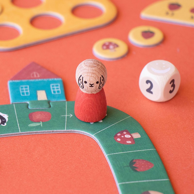 Londji Spiel Strawberries - Tiny Game bei Nauli and Stories