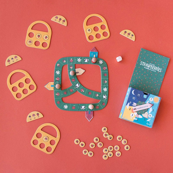 Londji Spiel Strawberries - Tiny Game bei Nauli and Stories