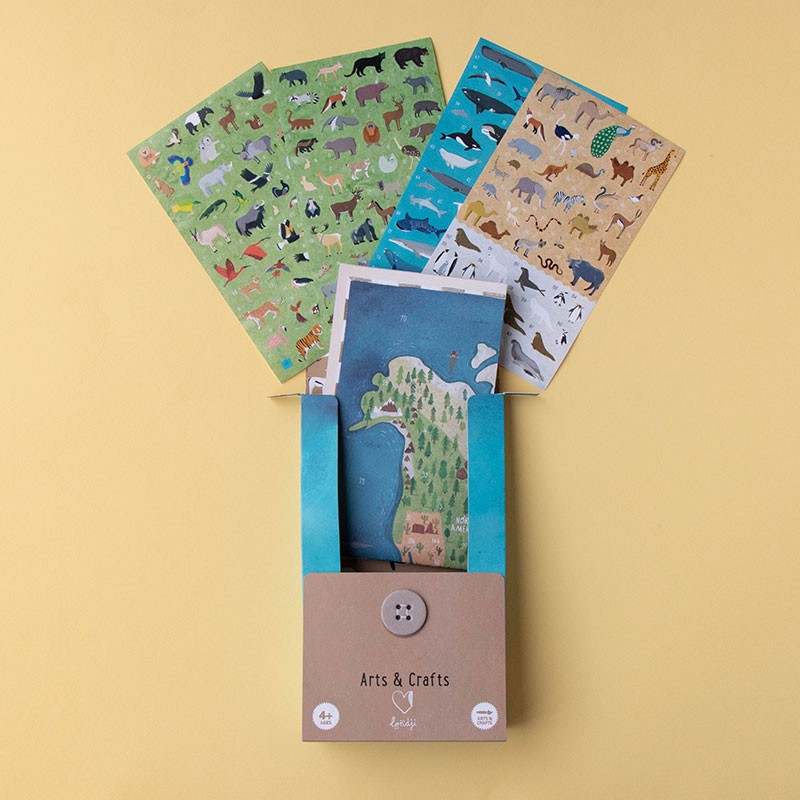 Londji Sticker- Spiel Animal World | Poster & Sticker bei Nauli and Stories