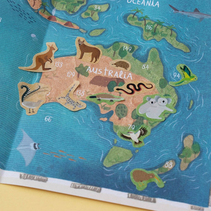 Londji Sticker- Spiel Animal World | Poster & Sticker bei Nauli and Stories