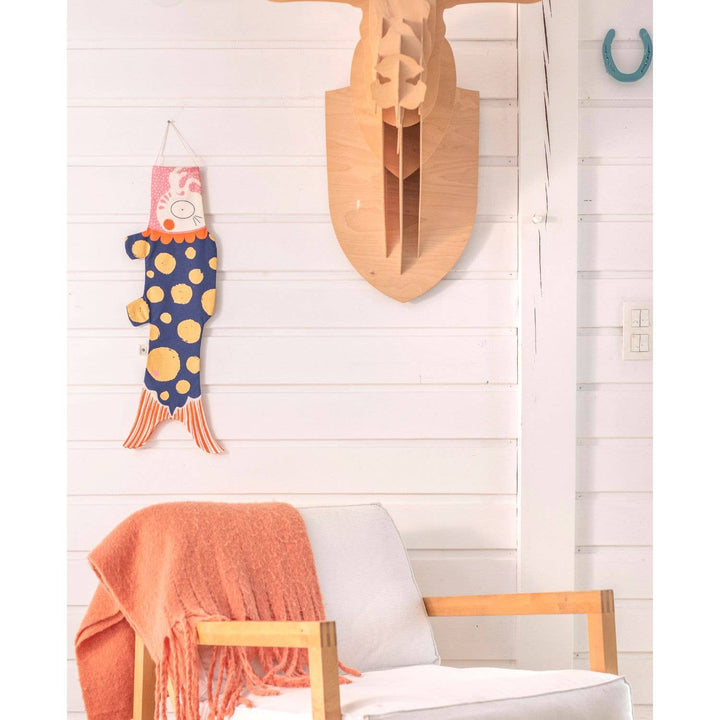 MADAME MO Kokoro Koinobori -  koi carp shaped wall decor bei Nauli and Stories
