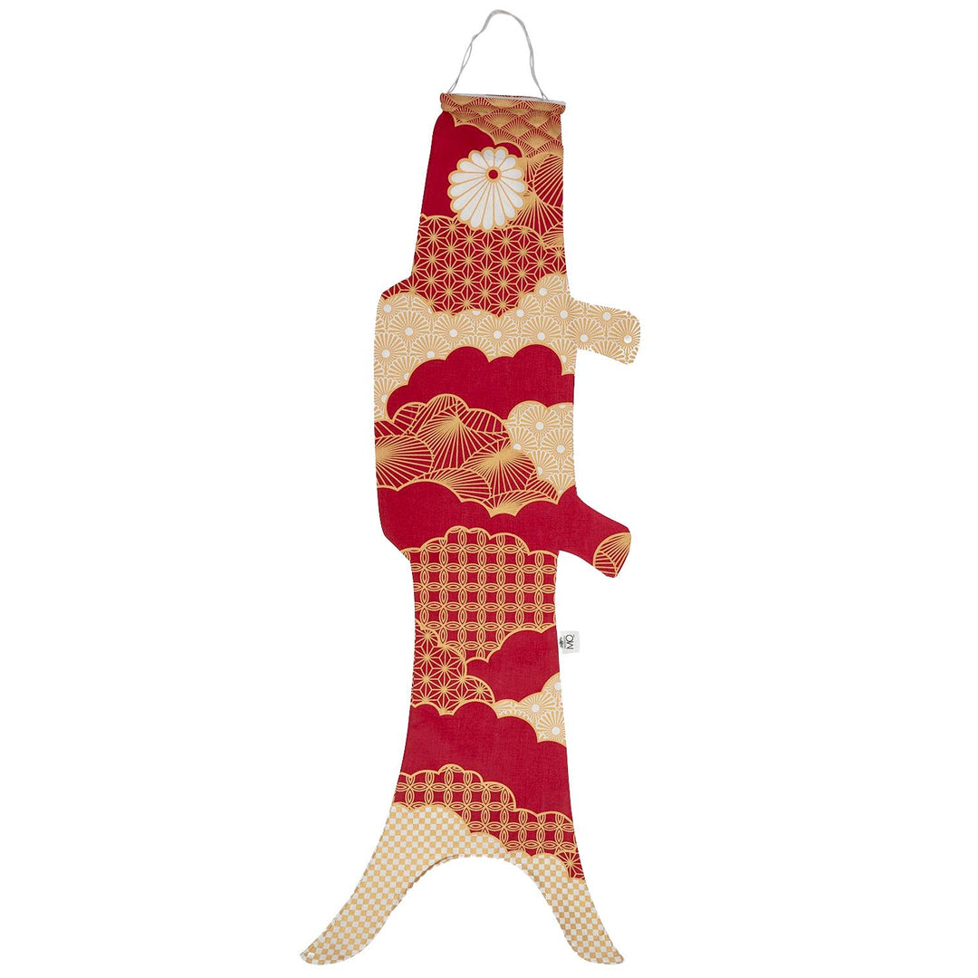 MADAME MO Red Matsu Koinobori - fish indoor decor bei Nauli and Stories