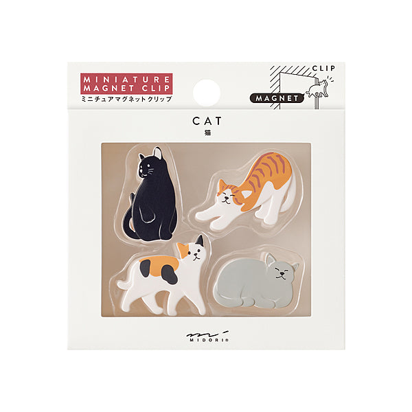 Miniature Magnet Clip Cat