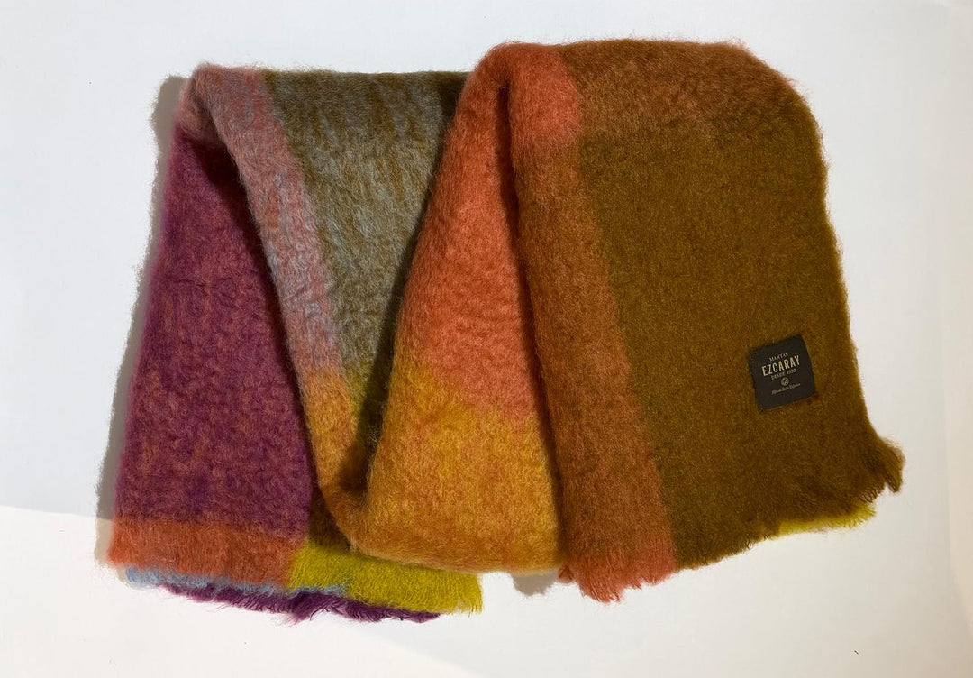 Mantas Ezcaray Sofadecke Mohair Decke -  130x200cm - Cuadros bei Nauli and Stories