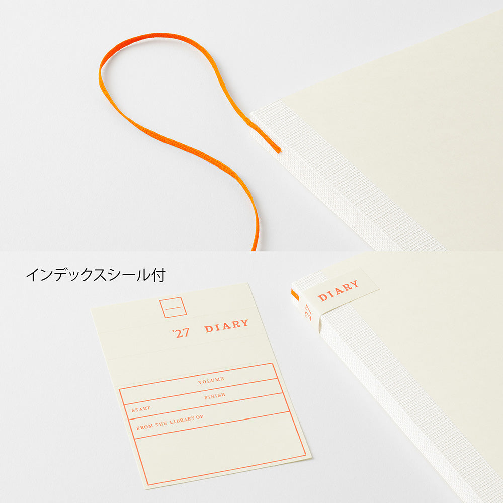 MD Paper | Midori Monatskalender MD Notebook Diary A5 2027 lined bei Nauli and Stories
