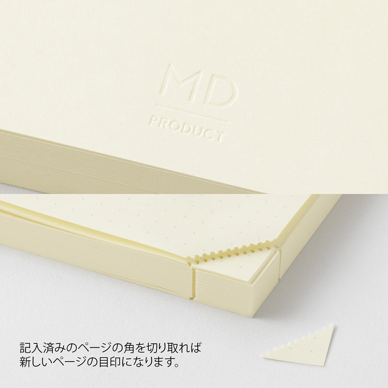 MD Paper | Midori Notizbuch DIN A5 MD Notebook Codex A5 1D/1P Dot Grid | gepunktet bei Nauli and Stories