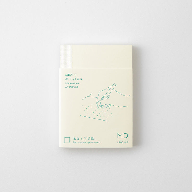 MD Paper | Midori Notizbuch DIN A7 MD Notebook A7 dot grid bei Nauli and Stories