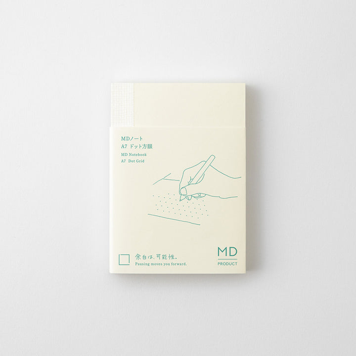 MD Paper | Midori Notizbuch DIN A7 MD Notebook A7 dot grid bei Nauli and Stories