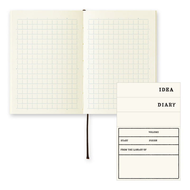 MD Paper | Midori Notizbuch DIN A7 MD Notebook A7 Grid bei Nauli and Stories