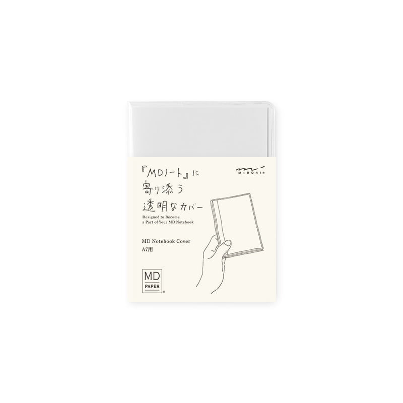 MD Paper | Midori Notizhefte MD Notebook Clear Cover A7 bei Nauli and Stories