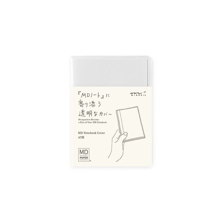 MD Paper | Midori Notizhefte MD Notebook Clear Cover A7 bei Nauli and Stories