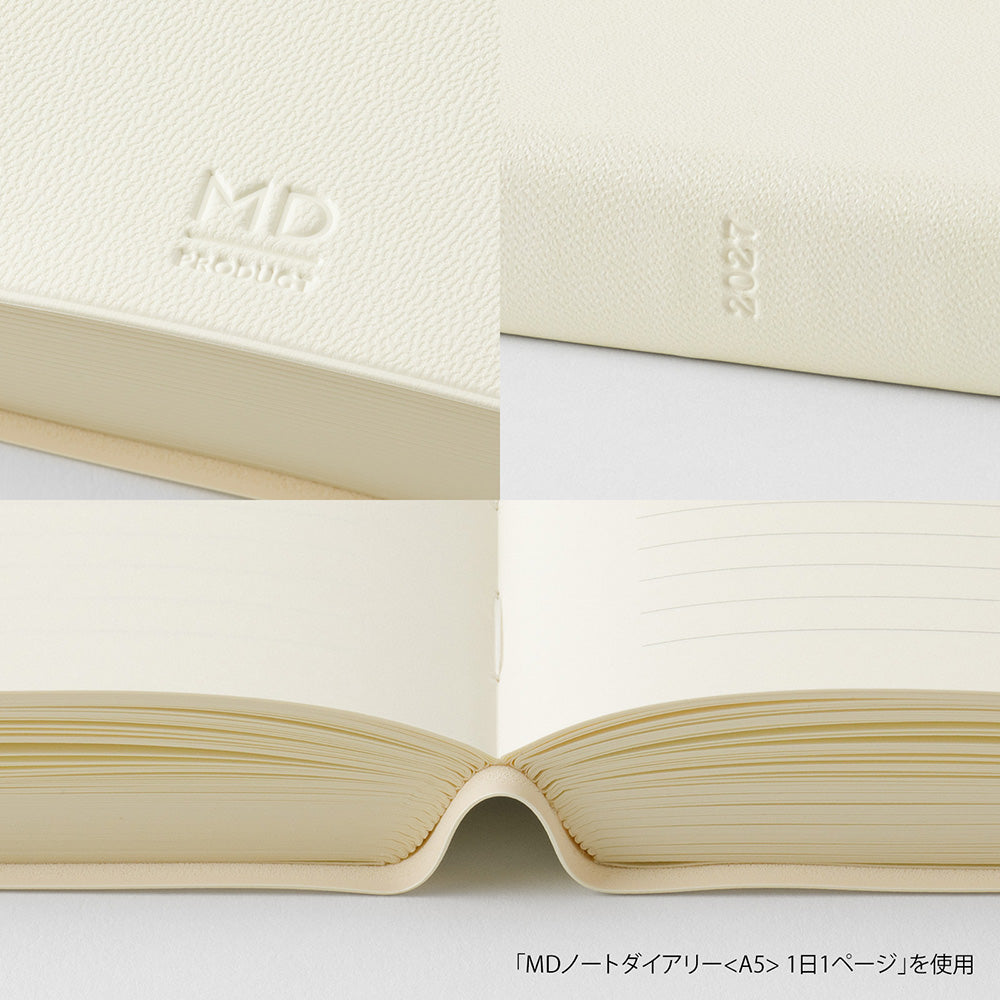 MD Paper | Midori Tageskalender NEW MD Notebook Diary A5 Square 1Day 1Page 2027 bei Nauli and Stories