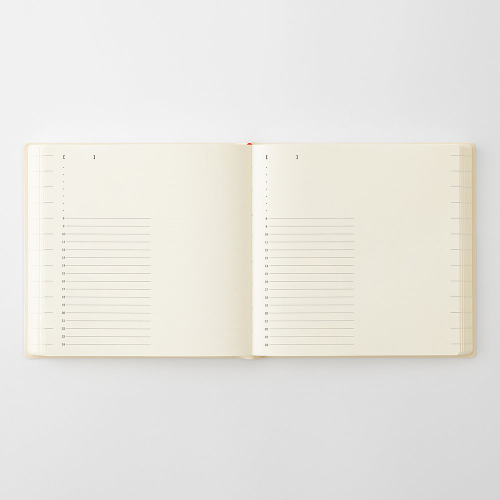 MD Paper | Midori Tageskalender NEW MD Notebook Diary A5 Square 1Day 1Page 2027 bei Nauli and Stories