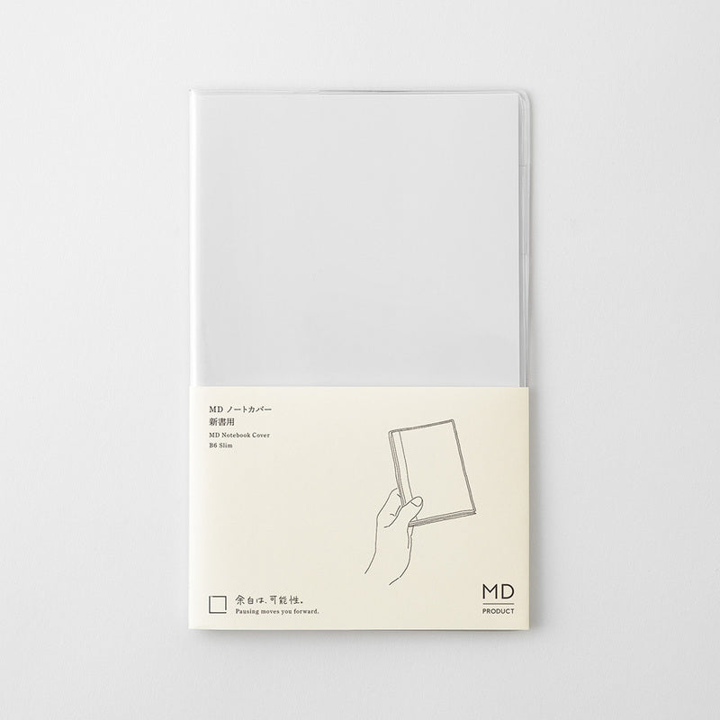 MD Product | Midori Bucheinband MD Notebook Cover B6 Slim Clear bei Nauli and Stories