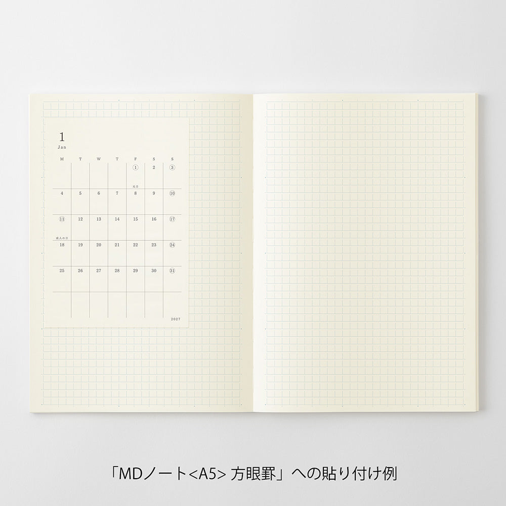 MD Product | Midori Kalender 2027 MD Diary Sticker S bei Nauli and Stories