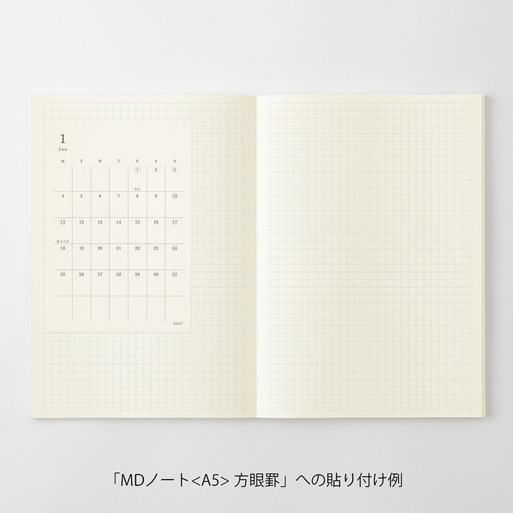 MD Product | Midori Kalender 2027 MD Diary Sticker S bei Nauli and Stories