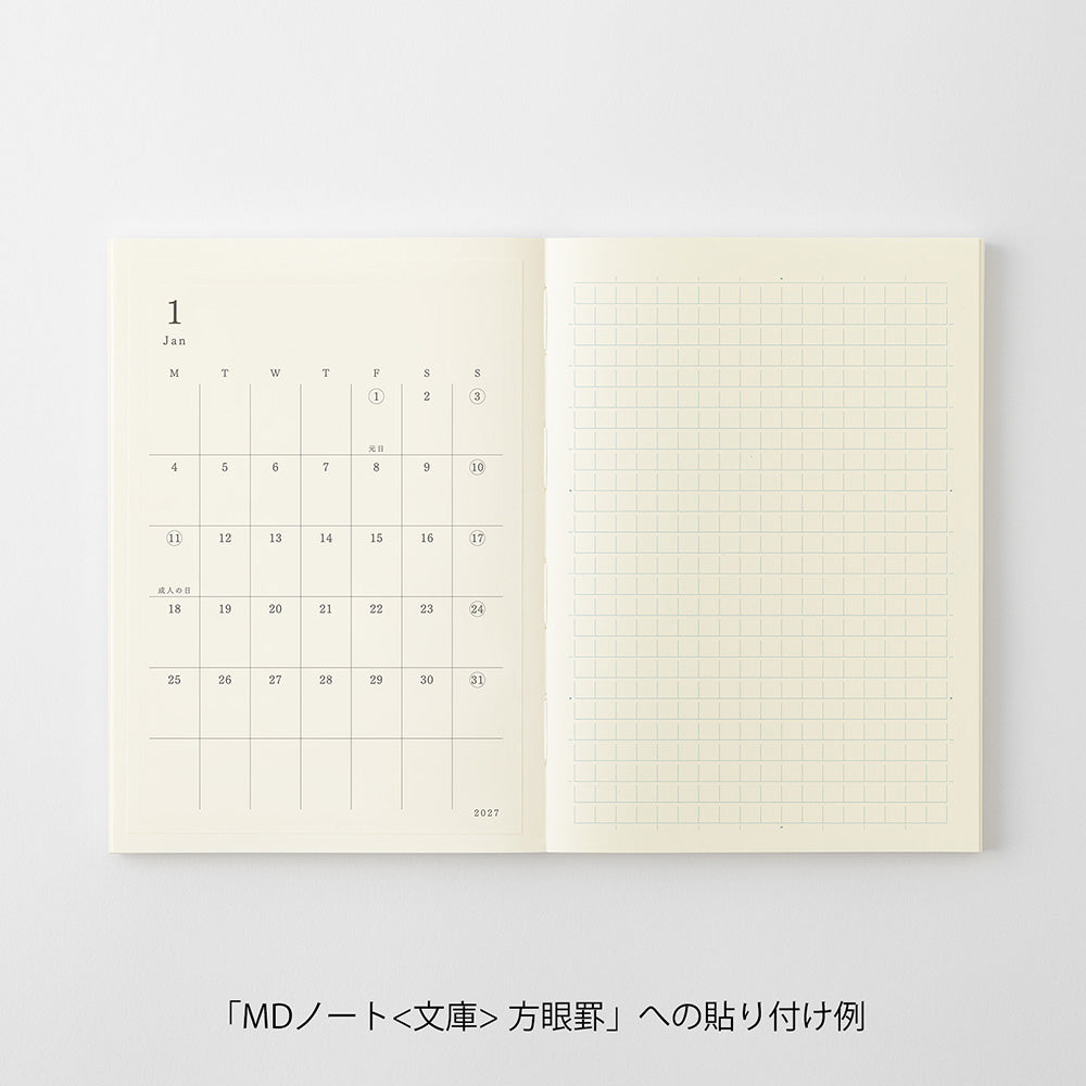 MD Product | Midori Kalender 2027 MD Diary Sticker S bei Nauli and Stories