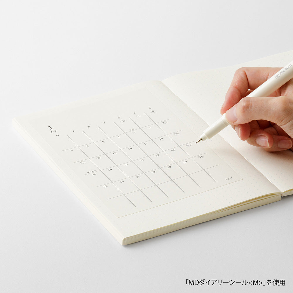 MD Product | Midori Kalender 2027 MD Diary Sticker S bei Nauli and Stories