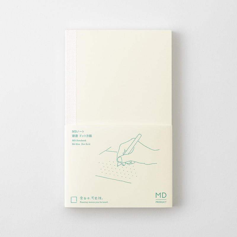 MD Product | Midori Notizbuch B6 MD Notebook B6 Slim Dot Grid bei Nauli and Stories