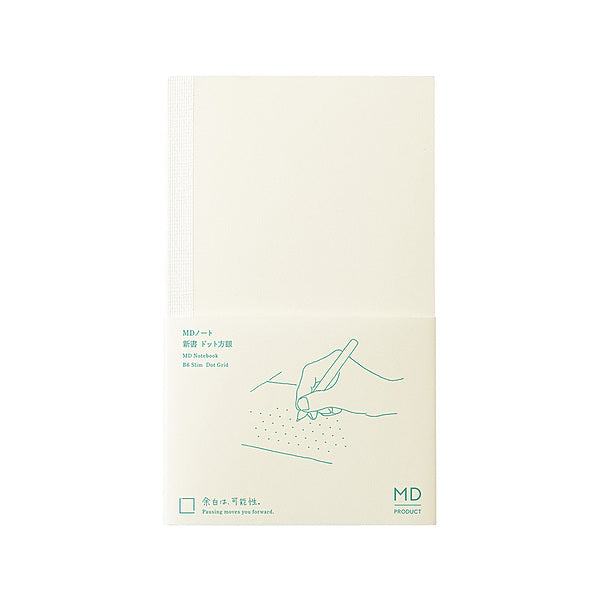 MD Product | Midori Notizbuch B6 MD Notebook B6 Slim Dot Grid bei Nauli and Stories