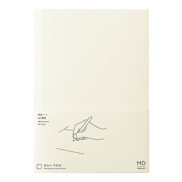 MD Product | Midori Notizbuch DIN A5 MD Notebook A5 Blank bei Nauli and Stories