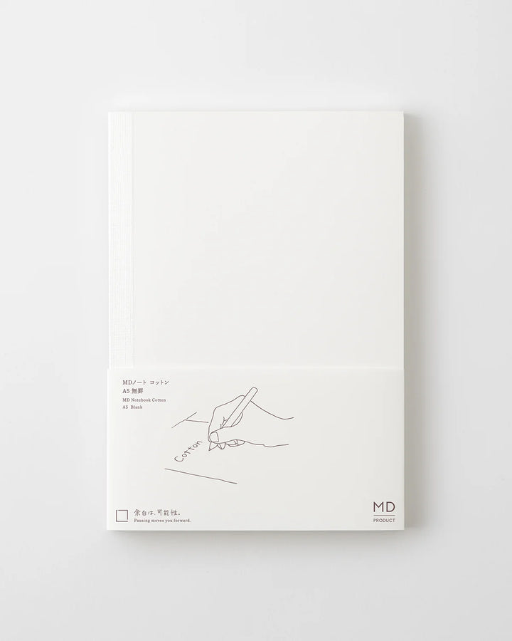 MD Product | Midori Notizbuch DIN A5 MD Product Notebook Cotton A5 Blank bei Nauli and Stories