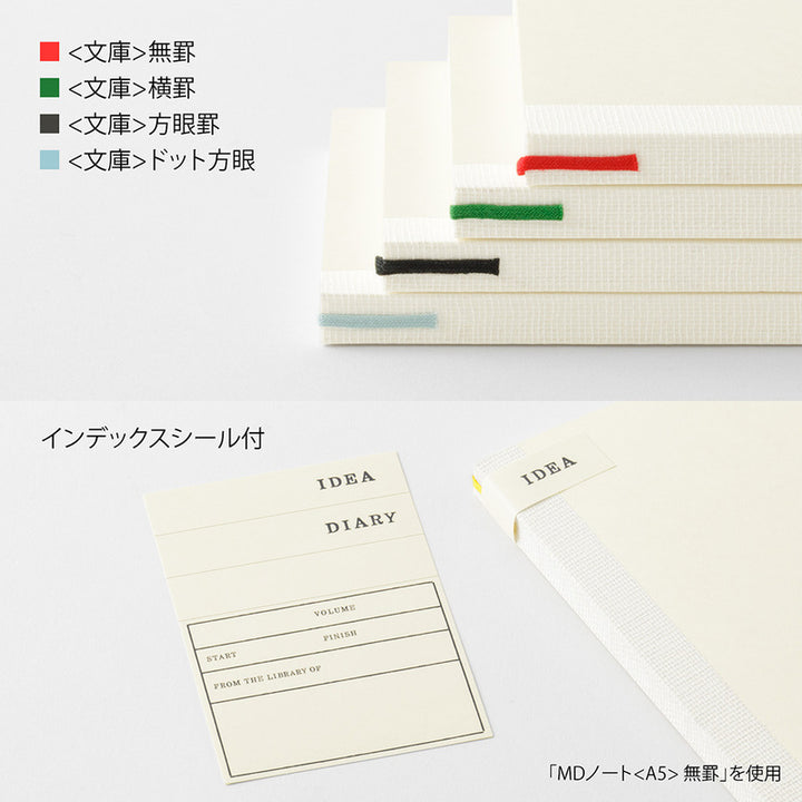MD Product | Midori Notizbuch DIN A6 MD Notebook A6 lined bei Nauli and Stories