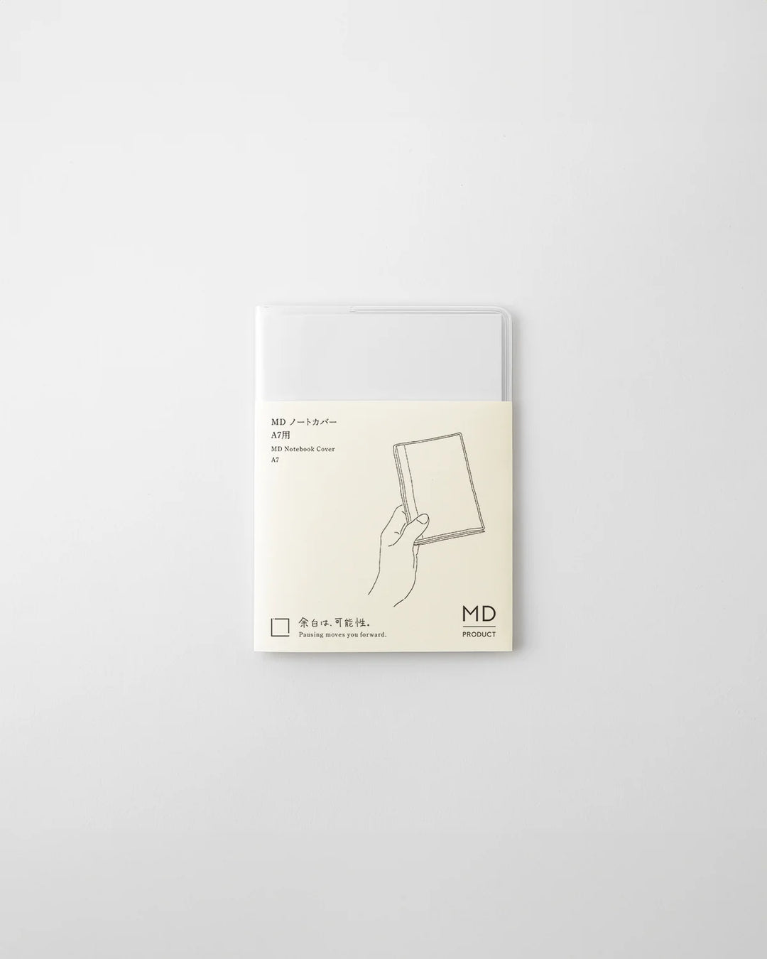 MD Product | Midori Notizbuch-Zubehör MD Product Notebook Cover A7 Clear bei Nauli and Stories