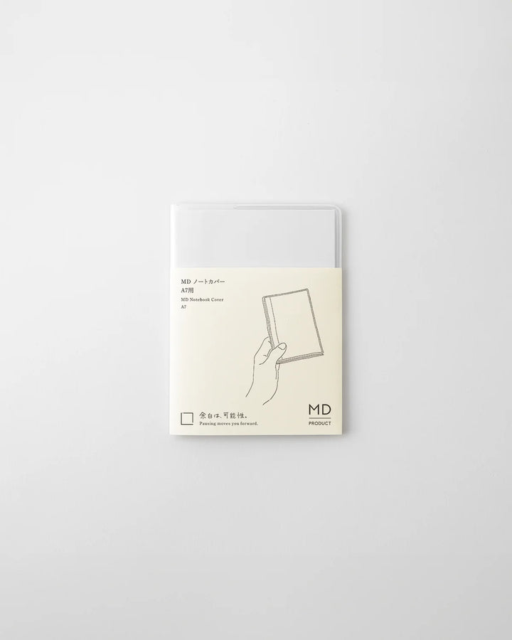 MD Product | Midori Notizbuch-Zubehör MD Product Notebook Cover A7 Clear bei Nauli and Stories