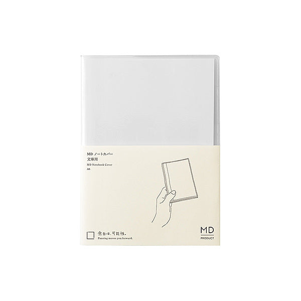 MD Product | Midori Notizbuchhülle MD Notebook Cover A6 Clear bei Nauli and Stories