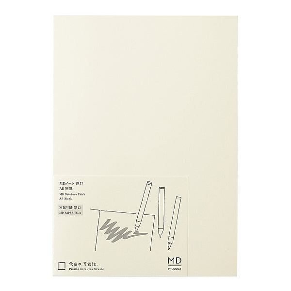 MD Product | Midori Skizzenbuch MD Notebook A5 Thick Blank bei Nauli and Stories