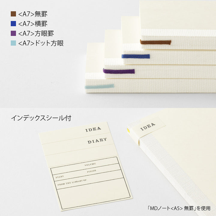 MD Product Notizbuch MD Notebook A7 Lined bei Nauli and Stories
