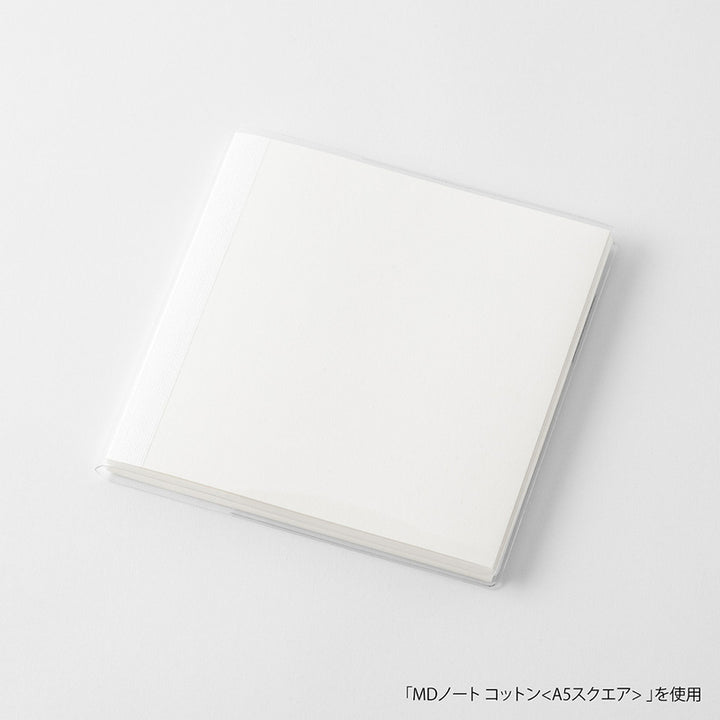 MD Product Notizbuchhülle MD Notebook Cover A5 Square Clear bei Nauli and Stories