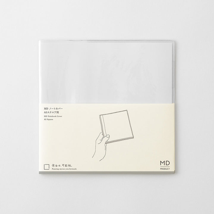 MD Product Notizbuchhülle MD Notebook Cover A5 Square Clear bei Nauli and Stories