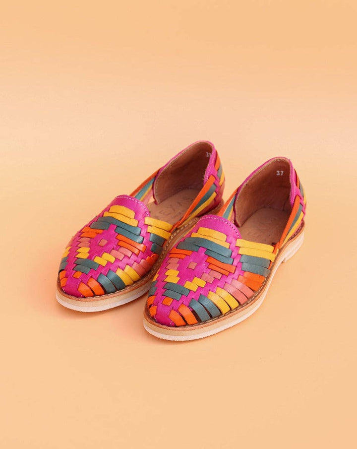 Mexas Schuhe 40 PAPALOTE - Colorful leather shoes for women for summer