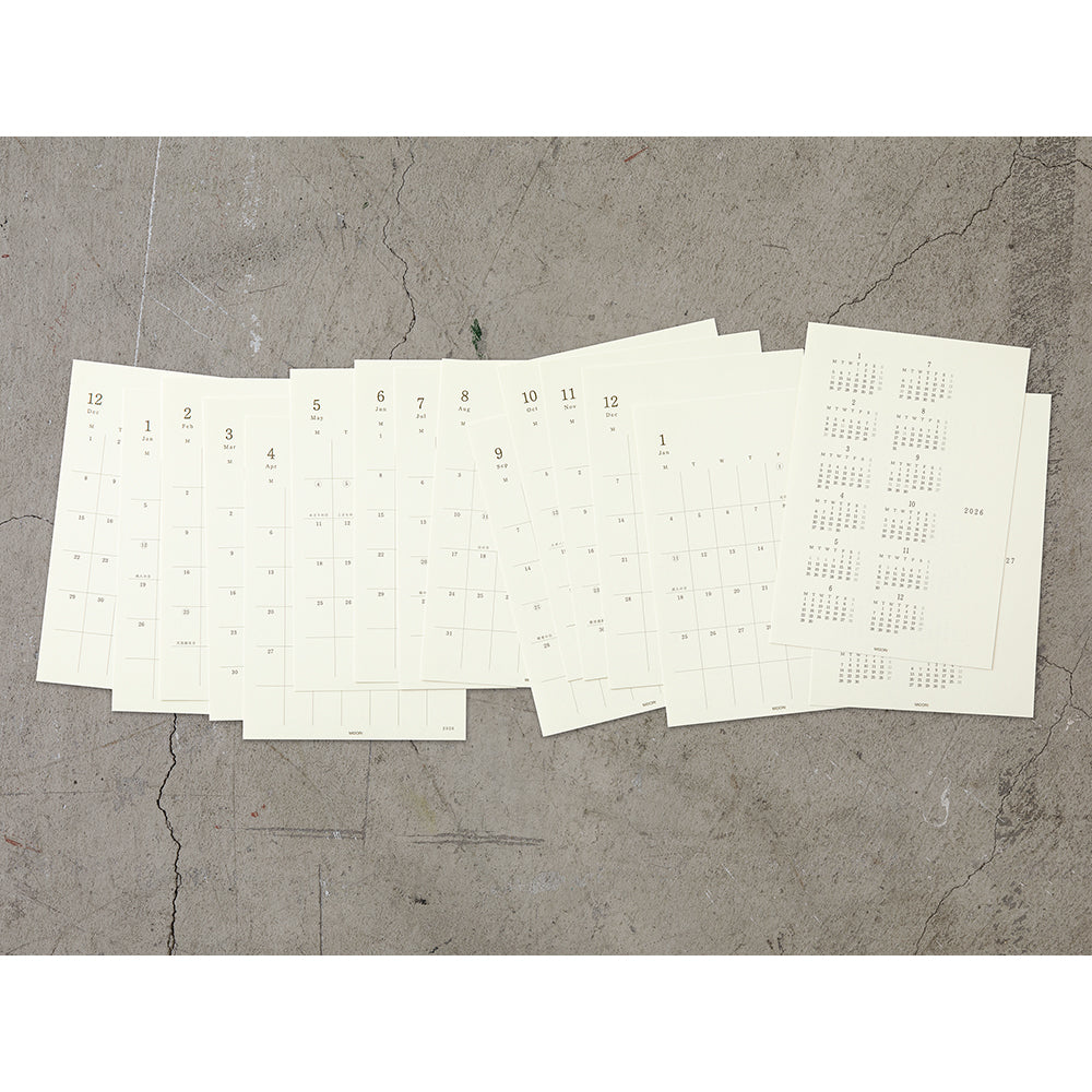 Midori 2026 MD DIary Sticker L bei Nauli and Stories