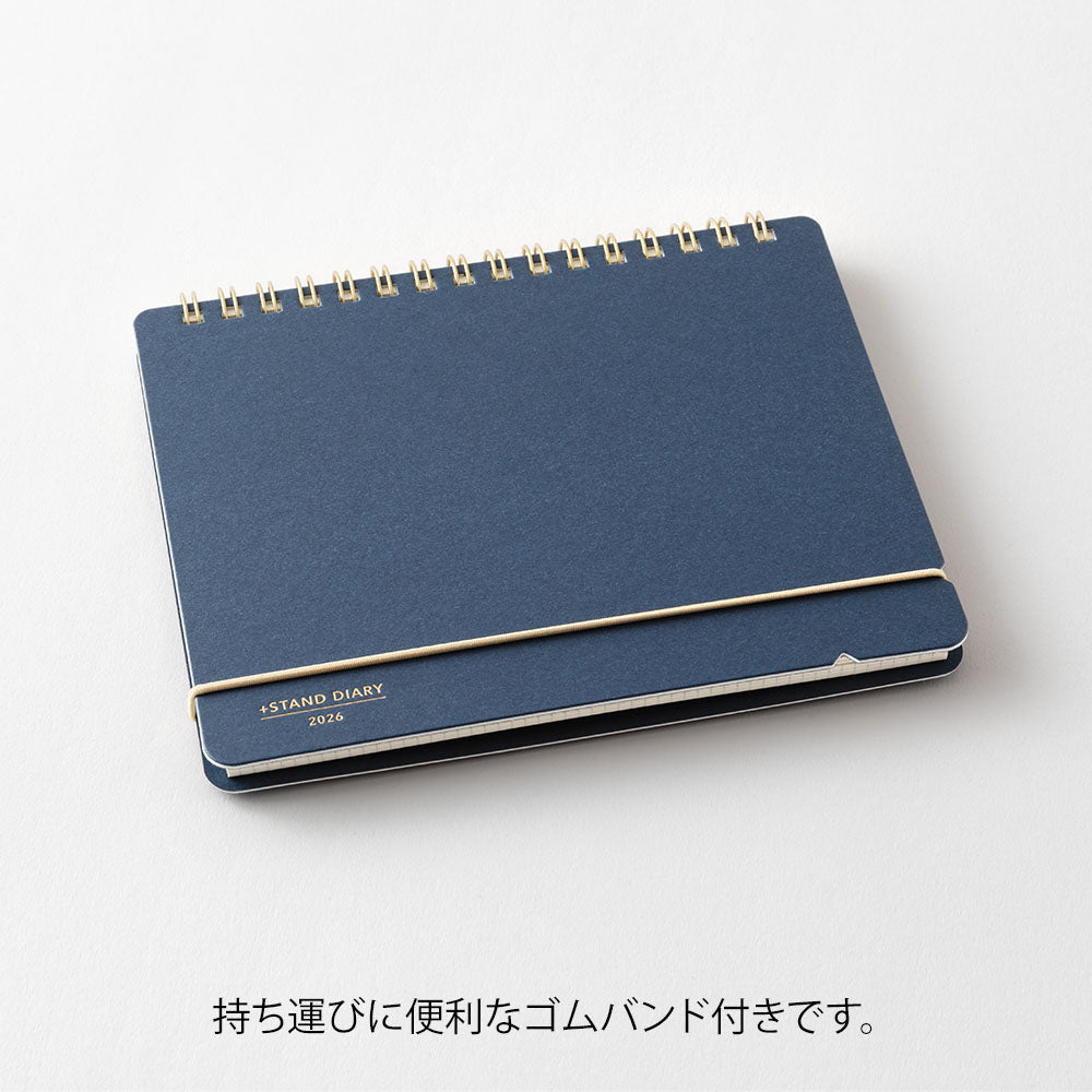 Midori 2026 Plus Stand Diary B6 Navy bei Nauli and Stories