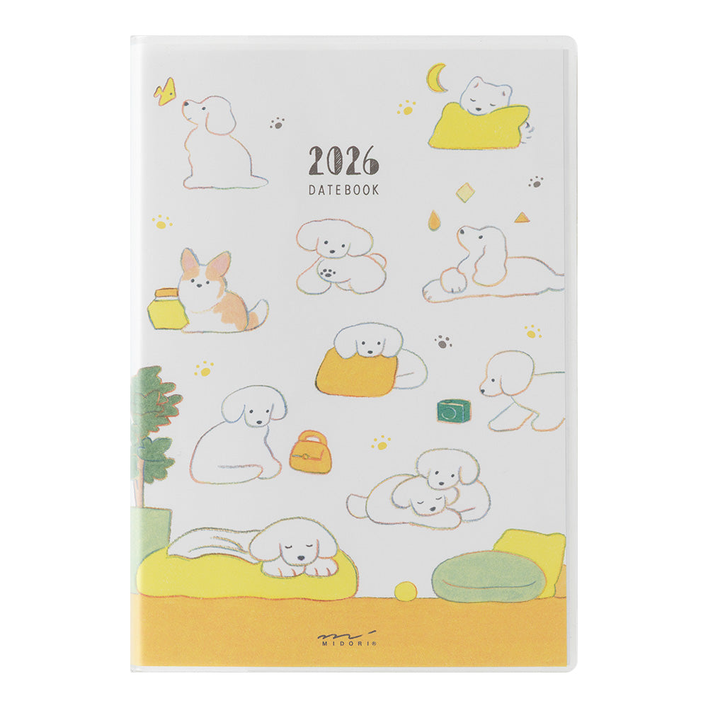 Midori 2026 Pocket Diary B6 Dog bei Nauli and Stories