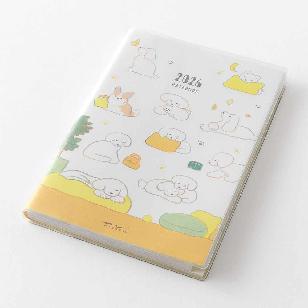 Midori 2026 Pocket Diary B6 Dog bei Nauli and Stories